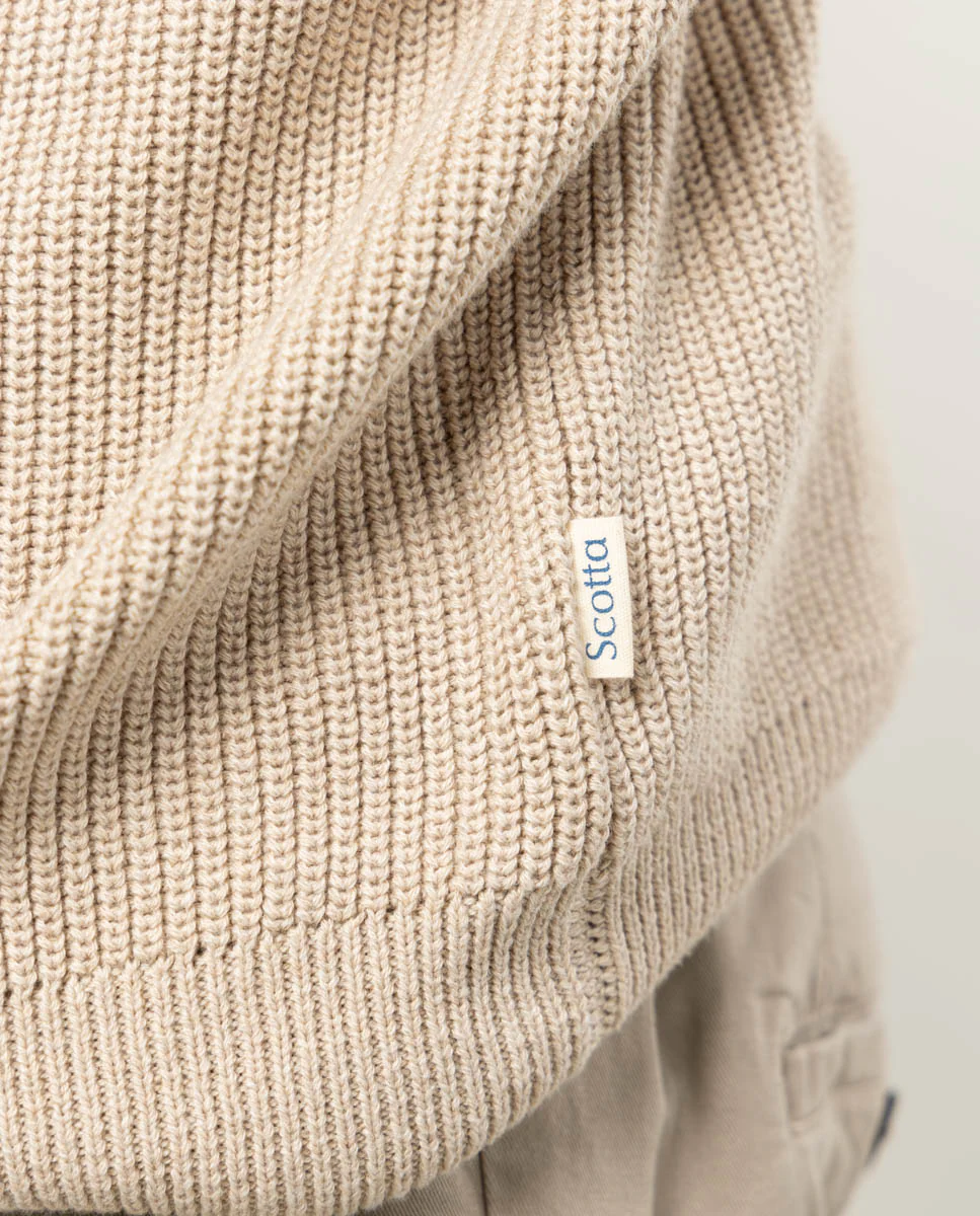 JERSEY GALES HALF ZIP CRUDO - Image 4