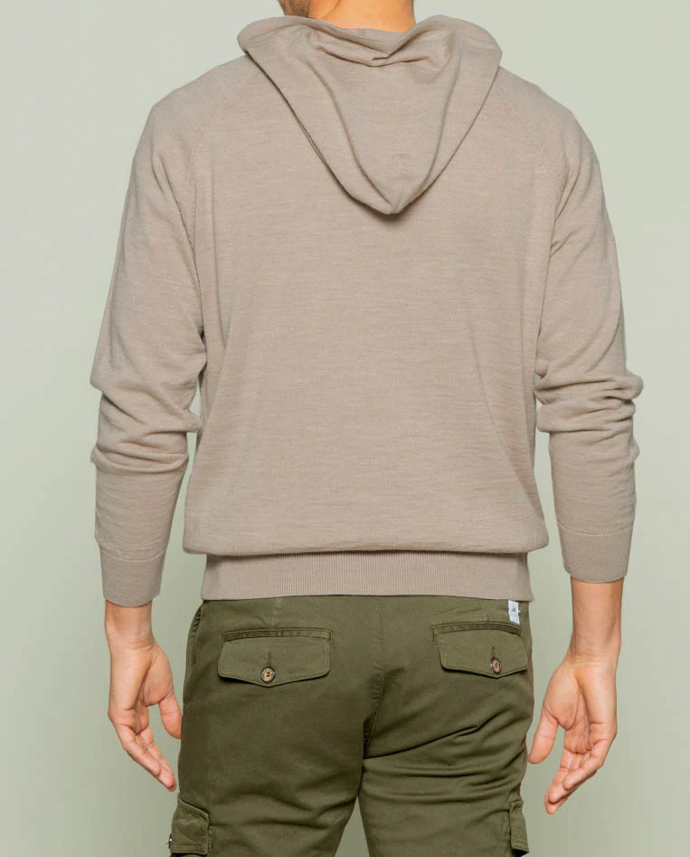 JERSEY HOOD BEIGE CLARO - Image 3
