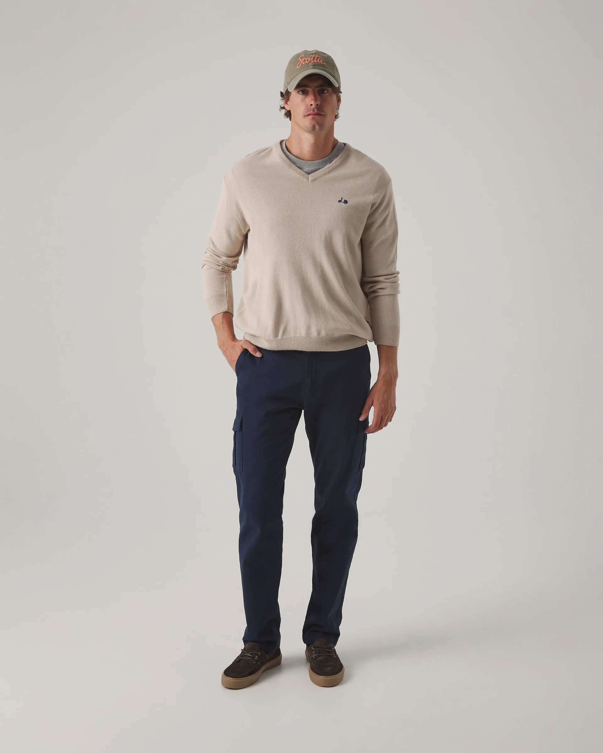 Jersey Iconic V Neck Crudo - Image 4