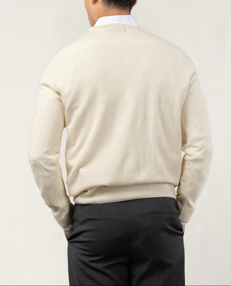 JERSEY ICONIC V NECK CRUDO - Image 3