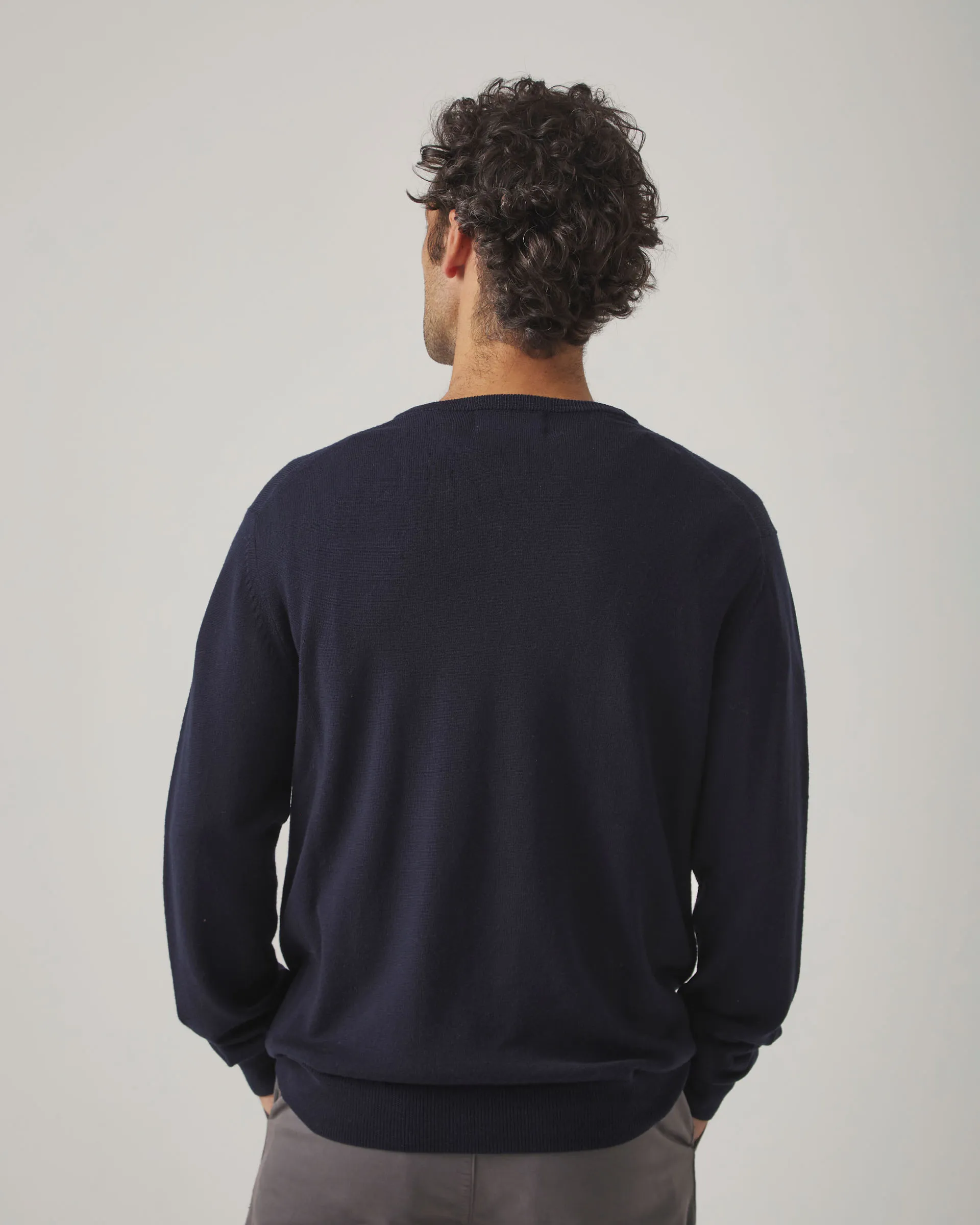 Jersey Iconic V Neck Merino Marino - Image 2