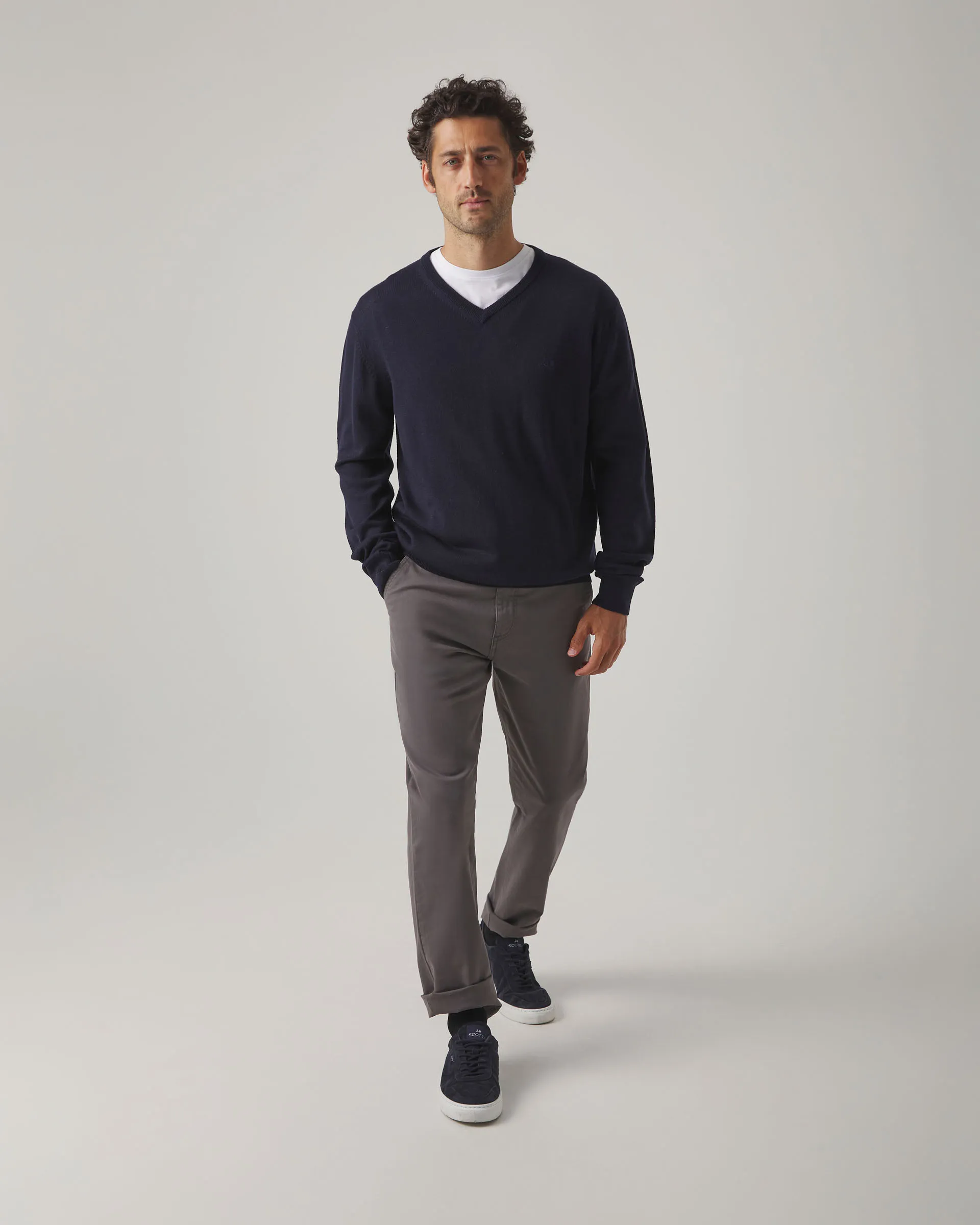 Jersey Iconic V Neck Merino Marino - Image 4