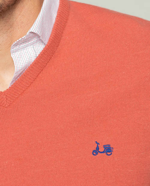 Jersey iconic v neck rojo - Image 2