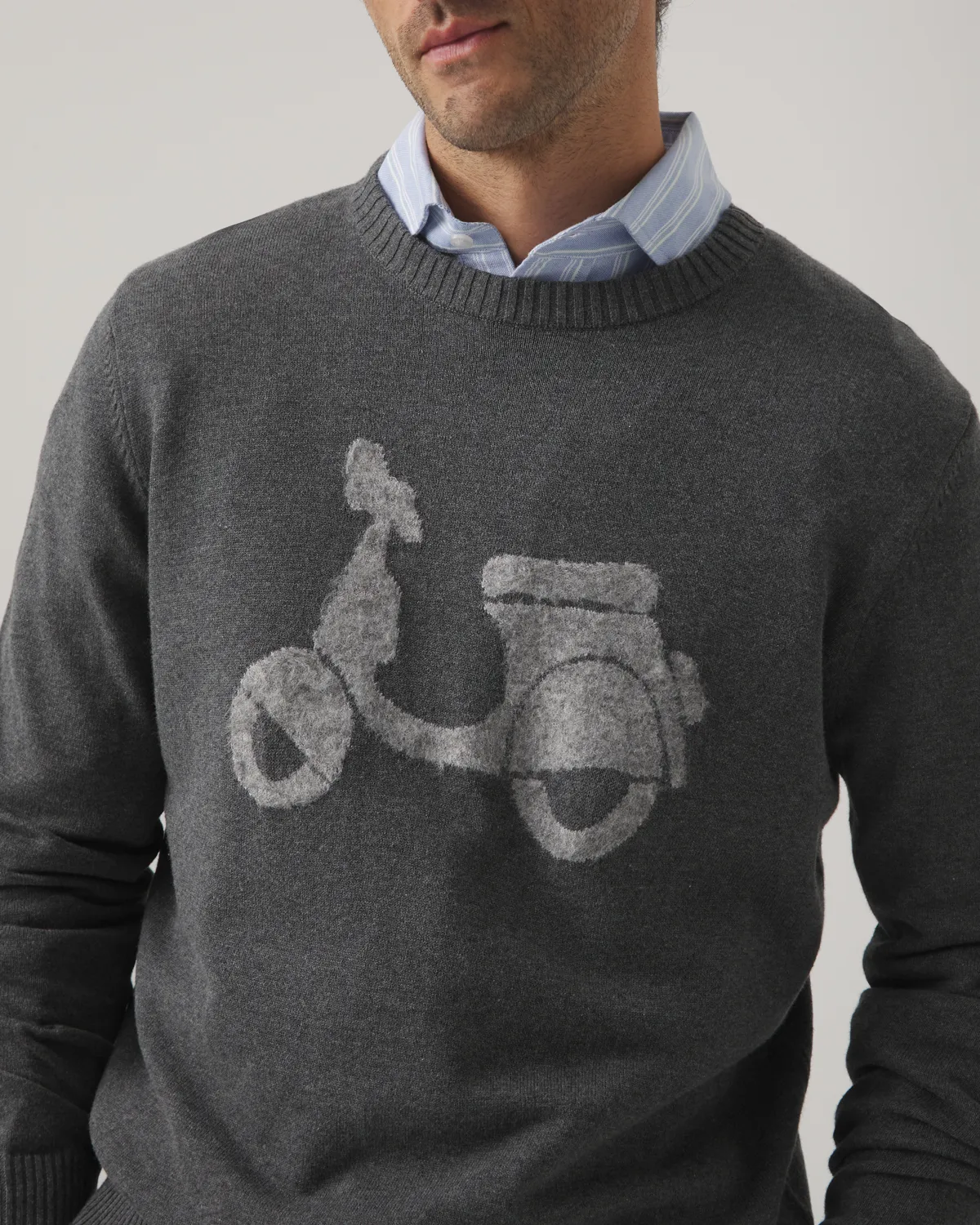 Jersey Moto Logo Gris Oscuro - Image 2