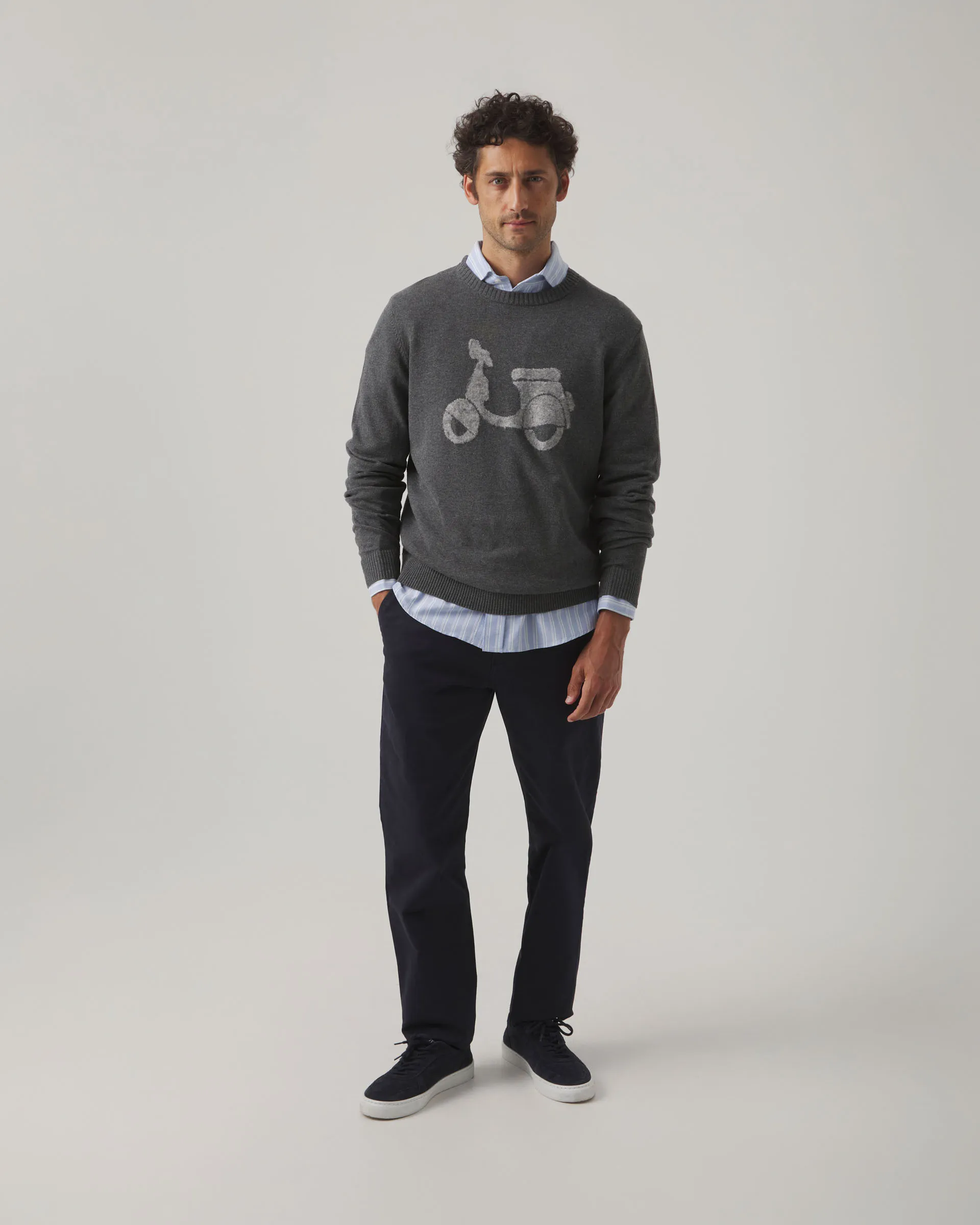 Jersey Moto Logo Gris Oscuro - Image 4
