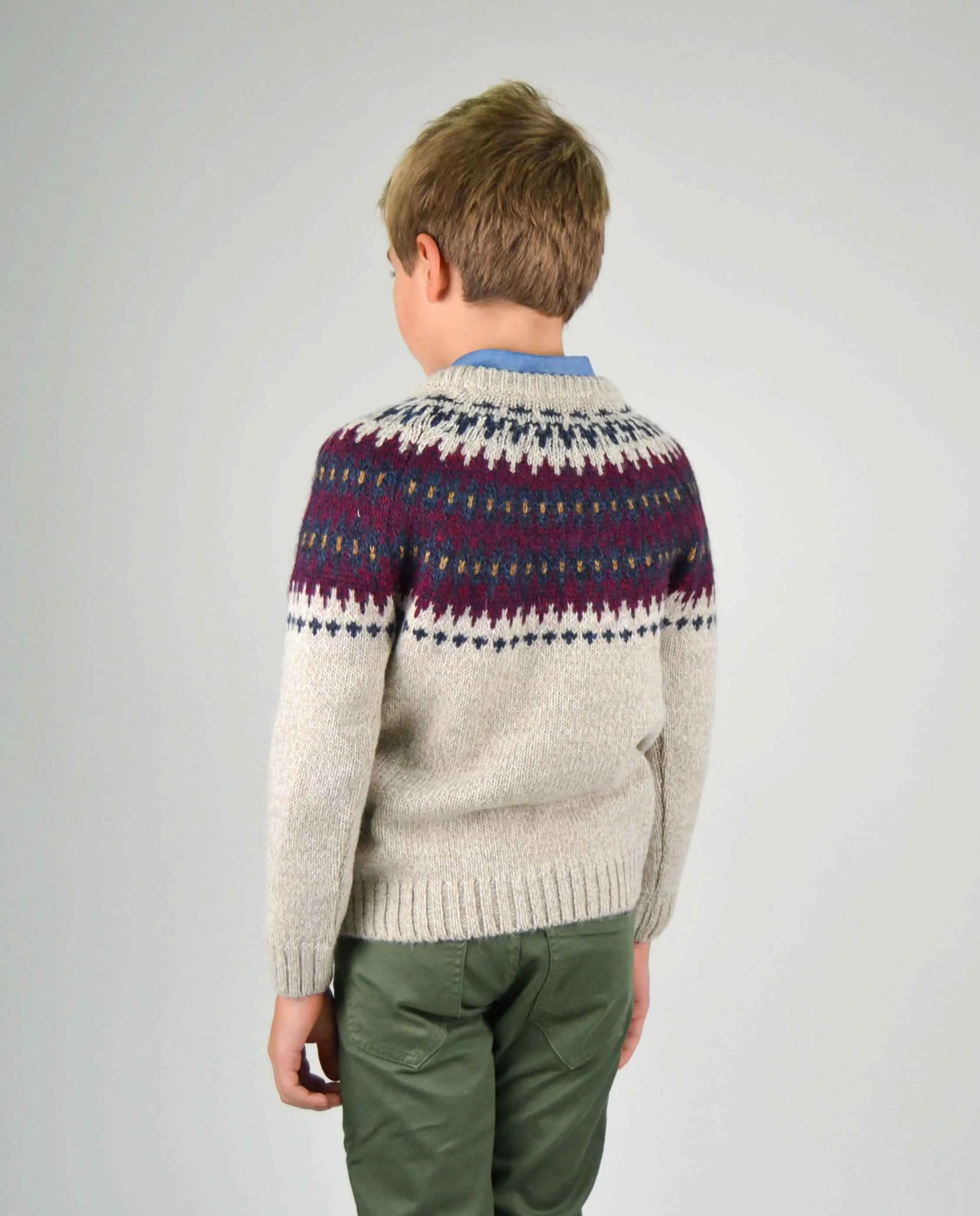 JERSEY NIÑO GRECA BEIGE CLARO - Image 4