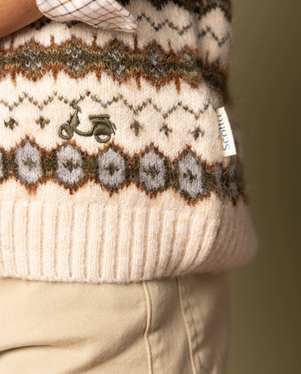JERSEY NIÑO GRECA ETHNIC BEIGE - Image 3
