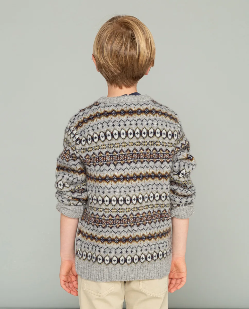 Jersey Niño Greca Ethnic Gris Medio - Image 3