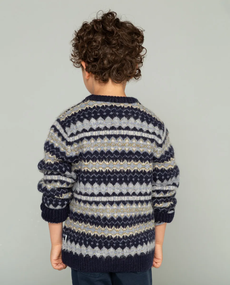 Jersey Niño Greca Ethnic Marino - Image 2