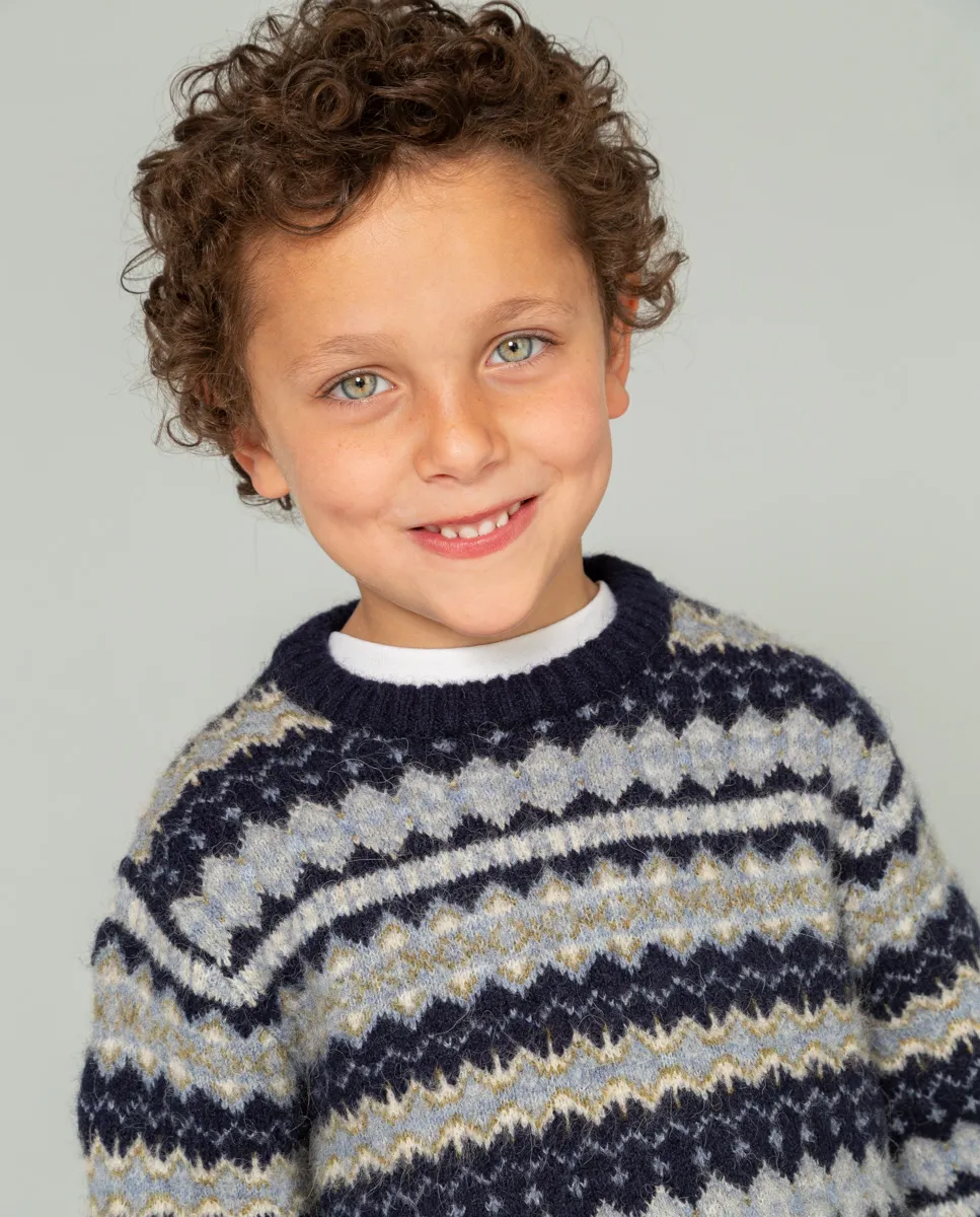 Jersey Niño Greca Ethnic Marino - Image 3