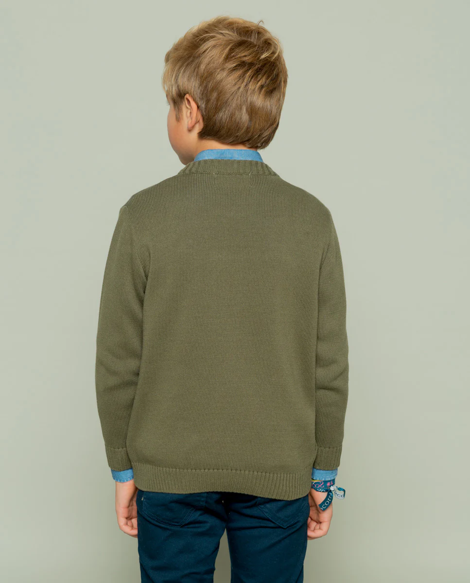 Jersey niño scotta khaki - Image 3