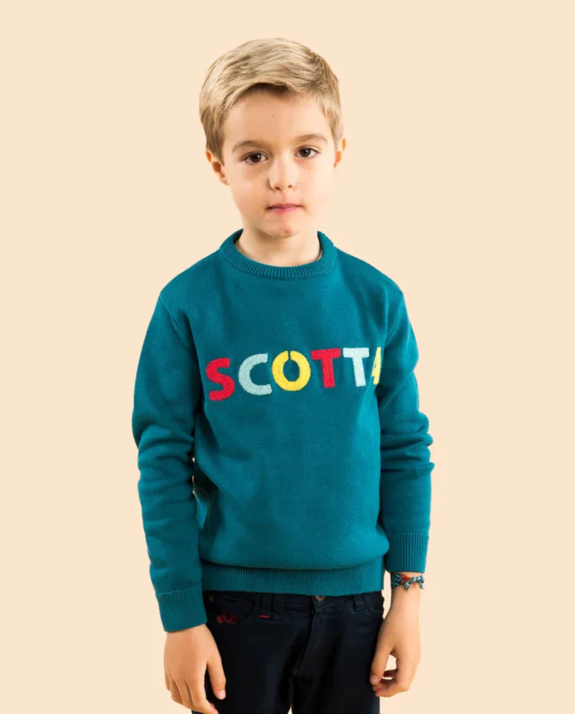 Jersey niño scotta oceano