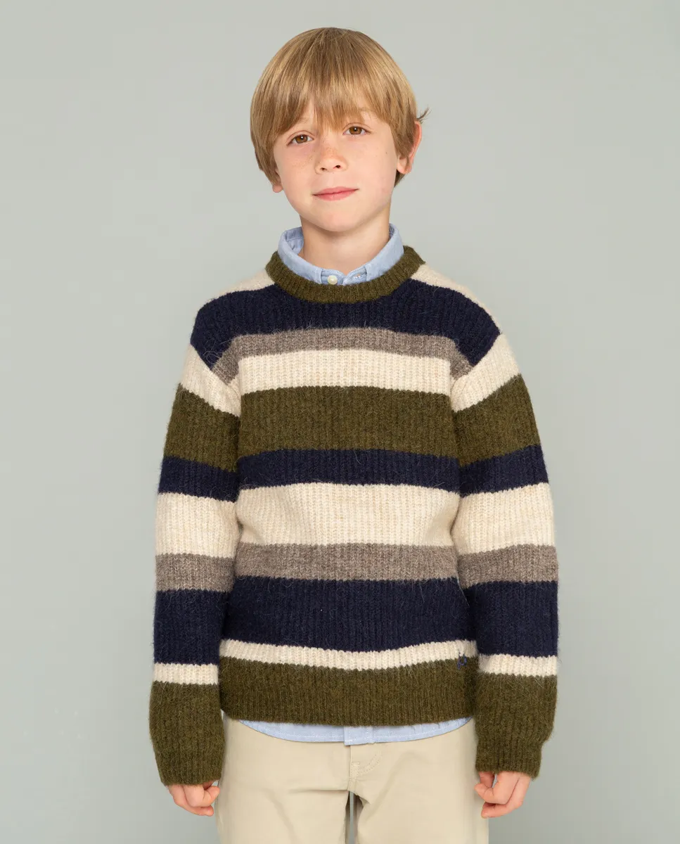 Jersey Niño Stripes Verde