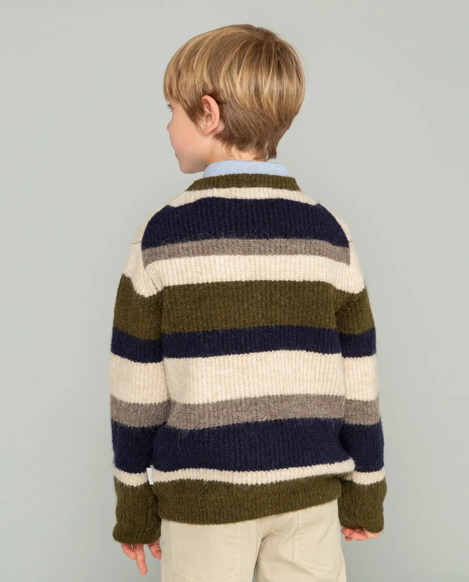 Jersey Niño Stripes Verde - Image 2