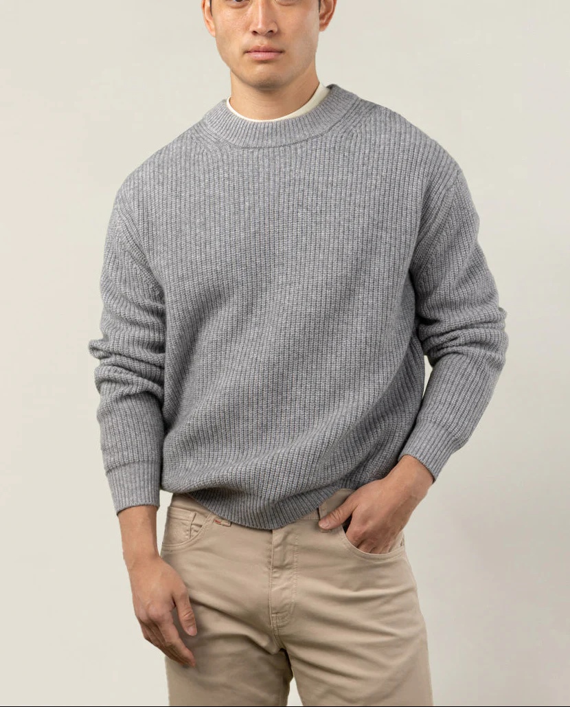 Jersey perlado gris piedra