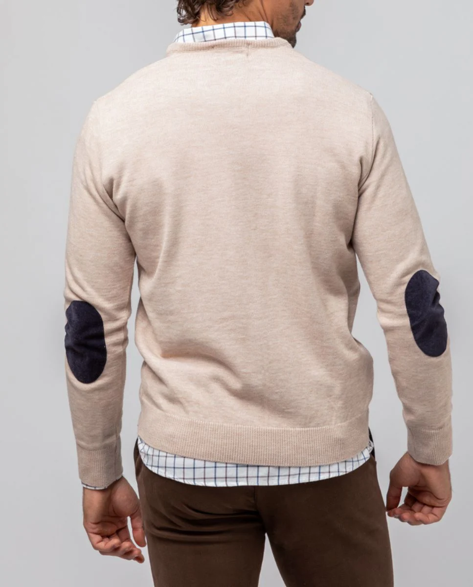 Jersey pico coderas angora beige - Image 2