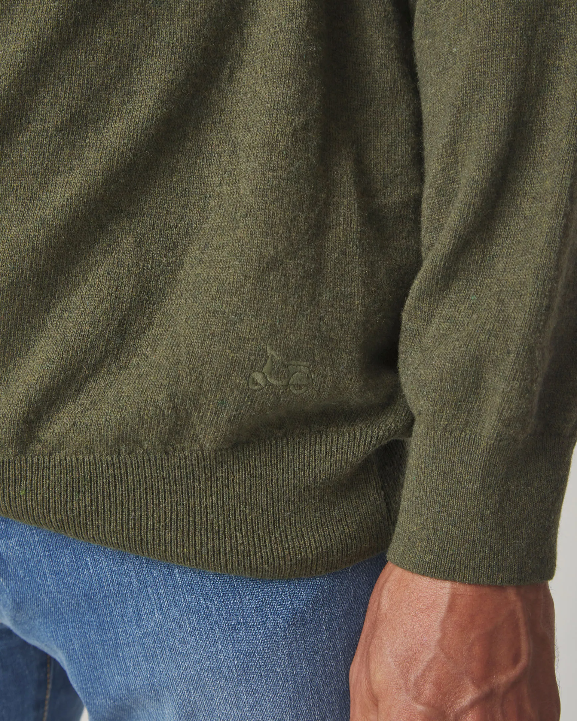 Jersey Polo Cashmere Khaki - Image 4