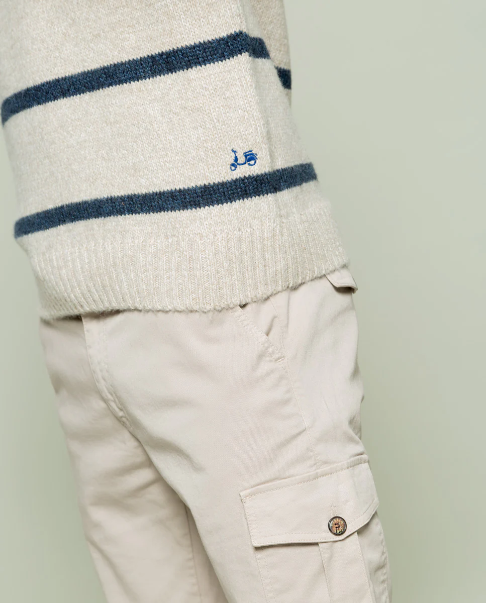 Jersey stripes beige claro - Image 4