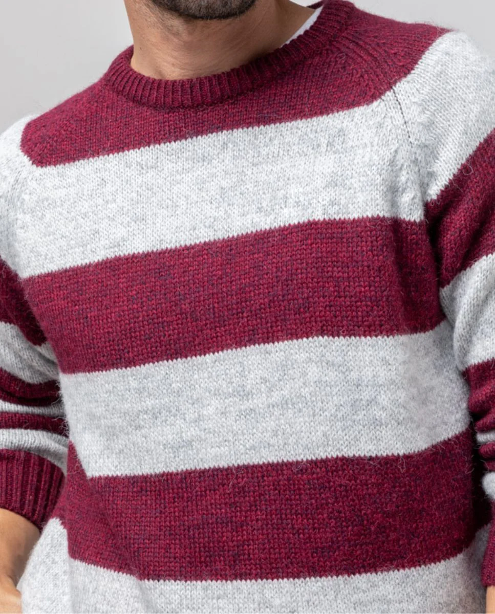 Jersey stripes burdeos - Image 3