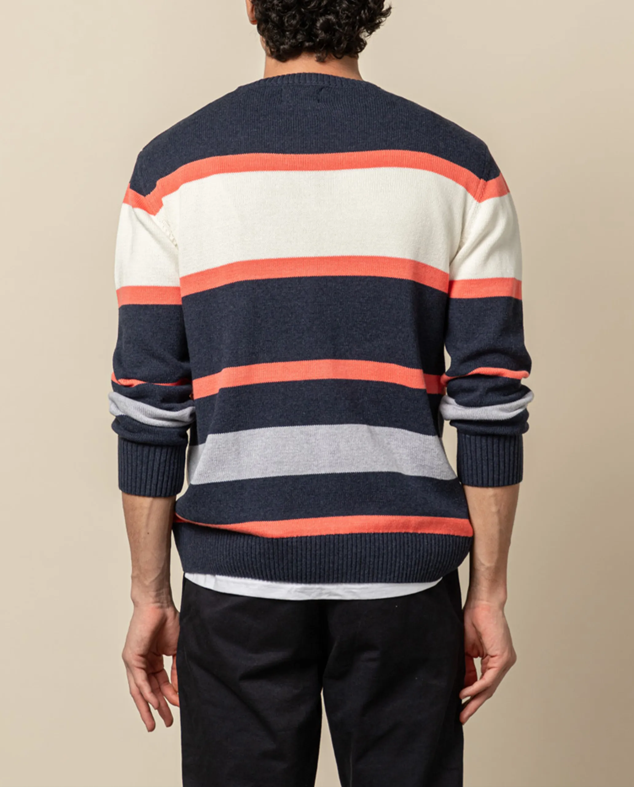 JERSEY STRIPES COLOURS CORAL - Image 2