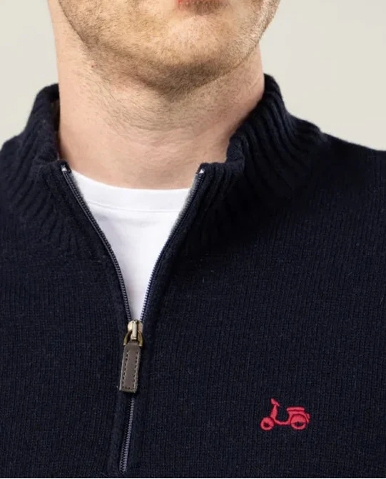 JERSEY ZIP MARINO - Image 3