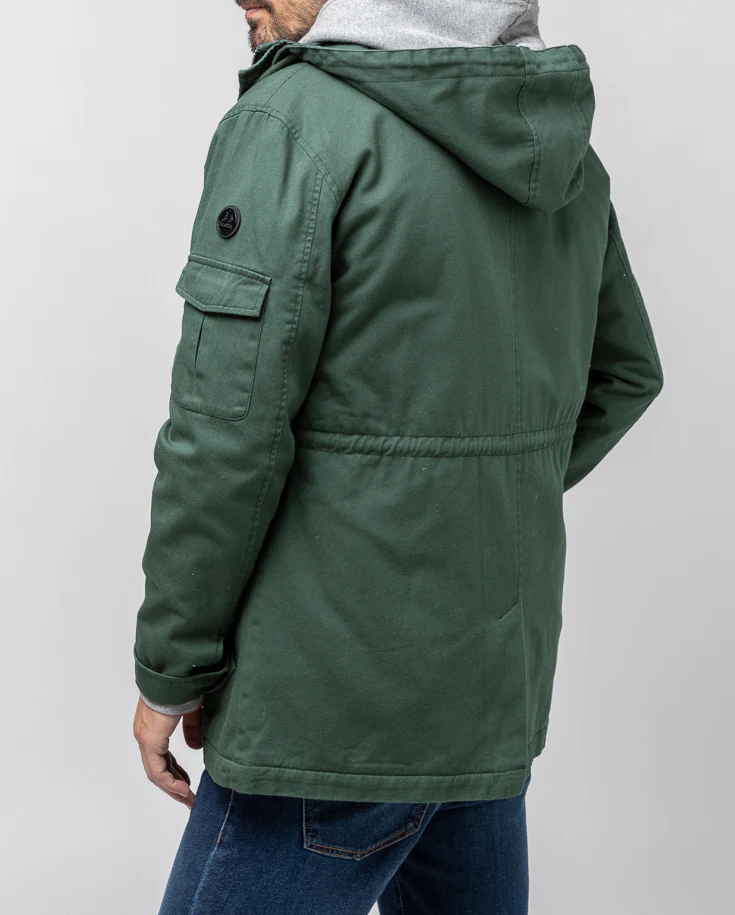 Military coat verde botella - Image 2