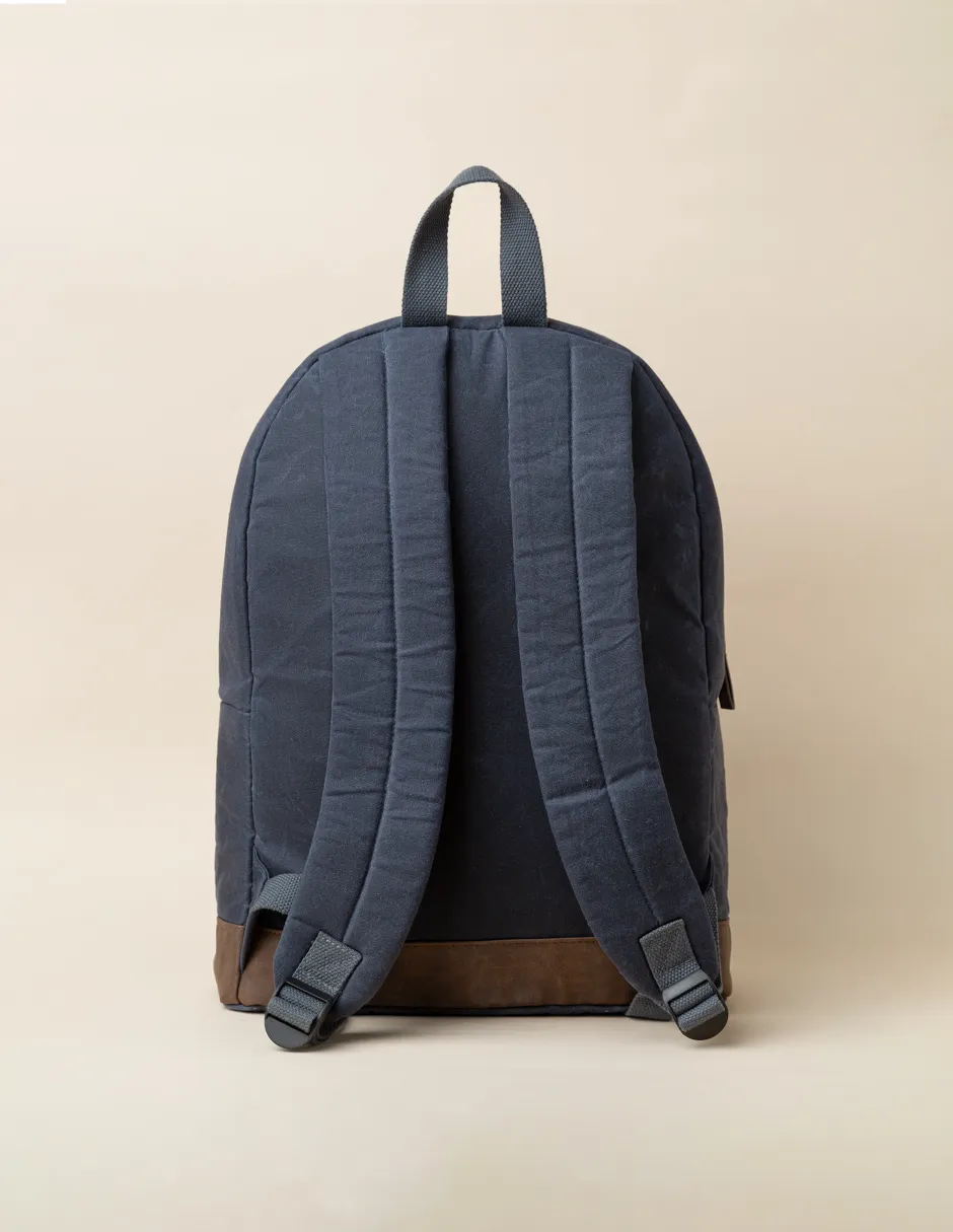 Mochila college canvas marino - Image 3