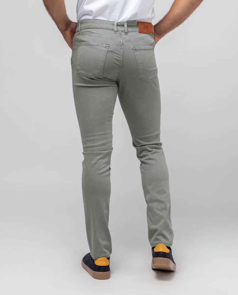 Pantalon 5 bolsillos gris - Image 3