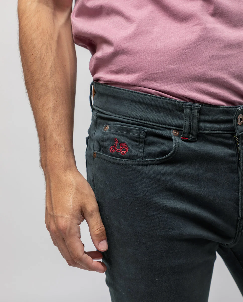 Pantalon 5 bolsillos negro - Image 2