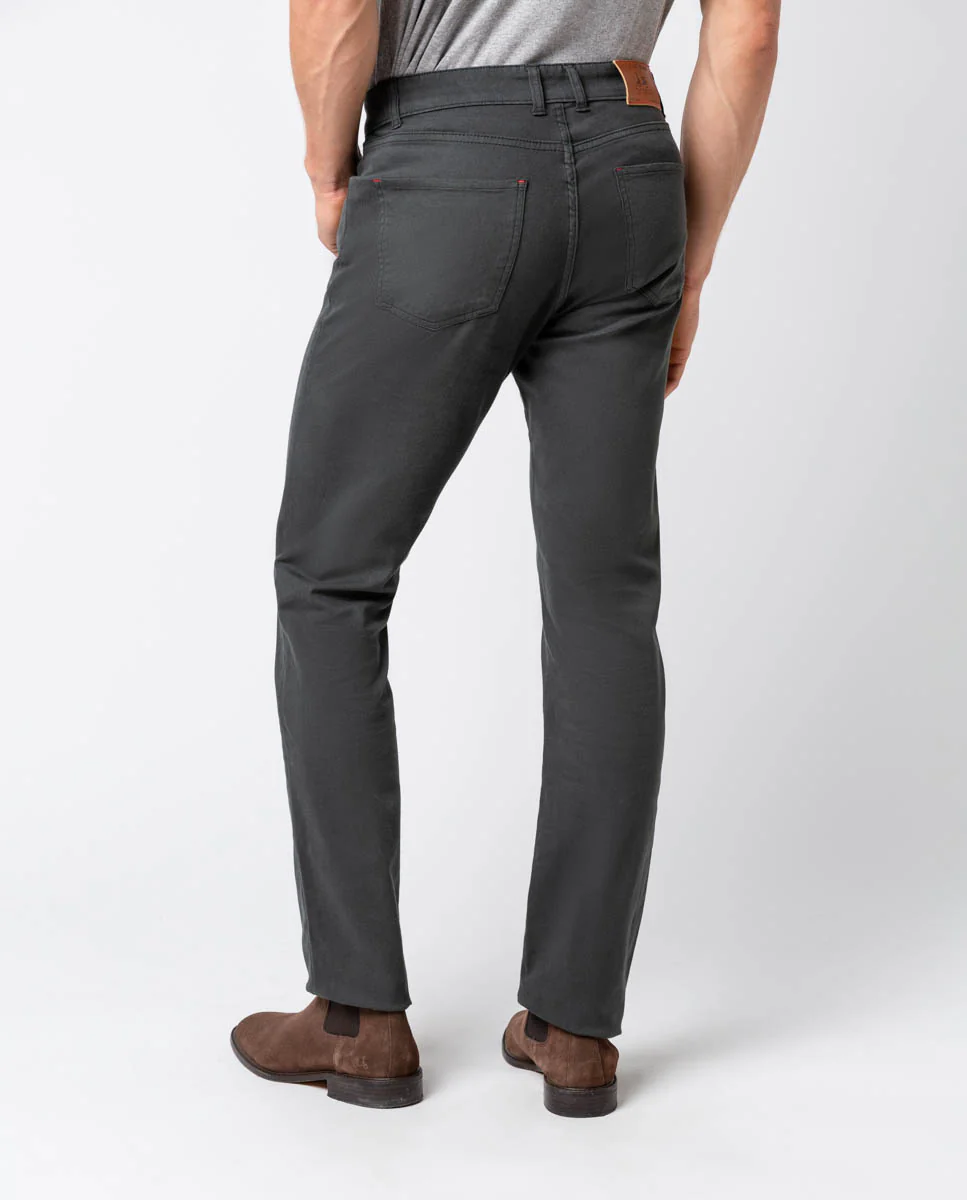 Pantalon 5 bolsillos verde botella - Image 3