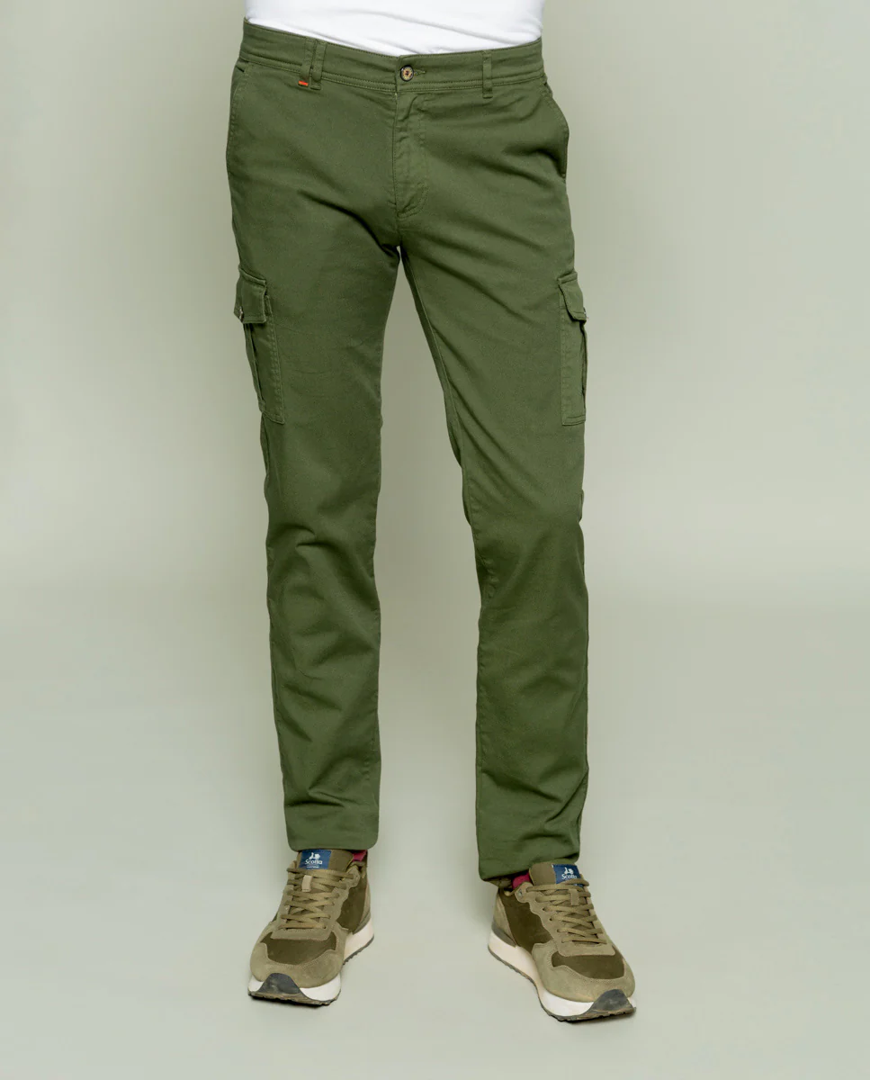 Pantalon brando cargo khaki - Image 2