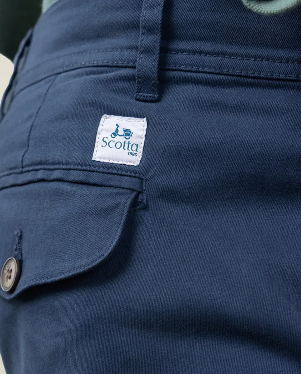 PANTALON BRANDO CARGO MARINO - Image 4