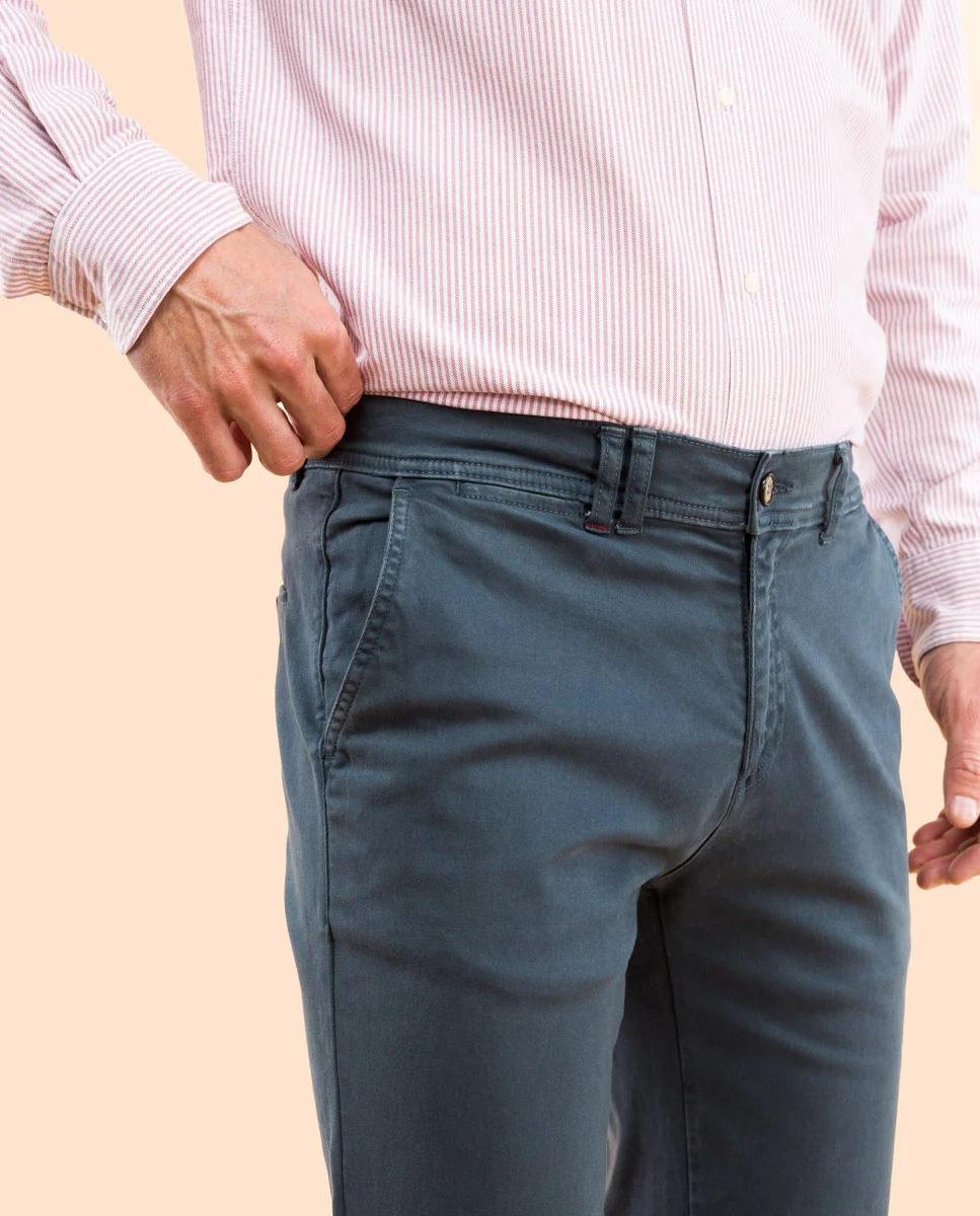 Pantalon chino gris oscuro - Image 4