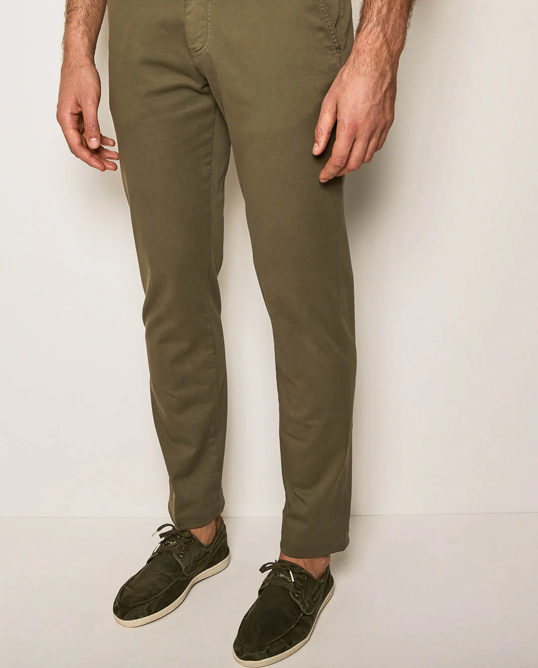 Pantalon chino regular eco khaki - Image 2