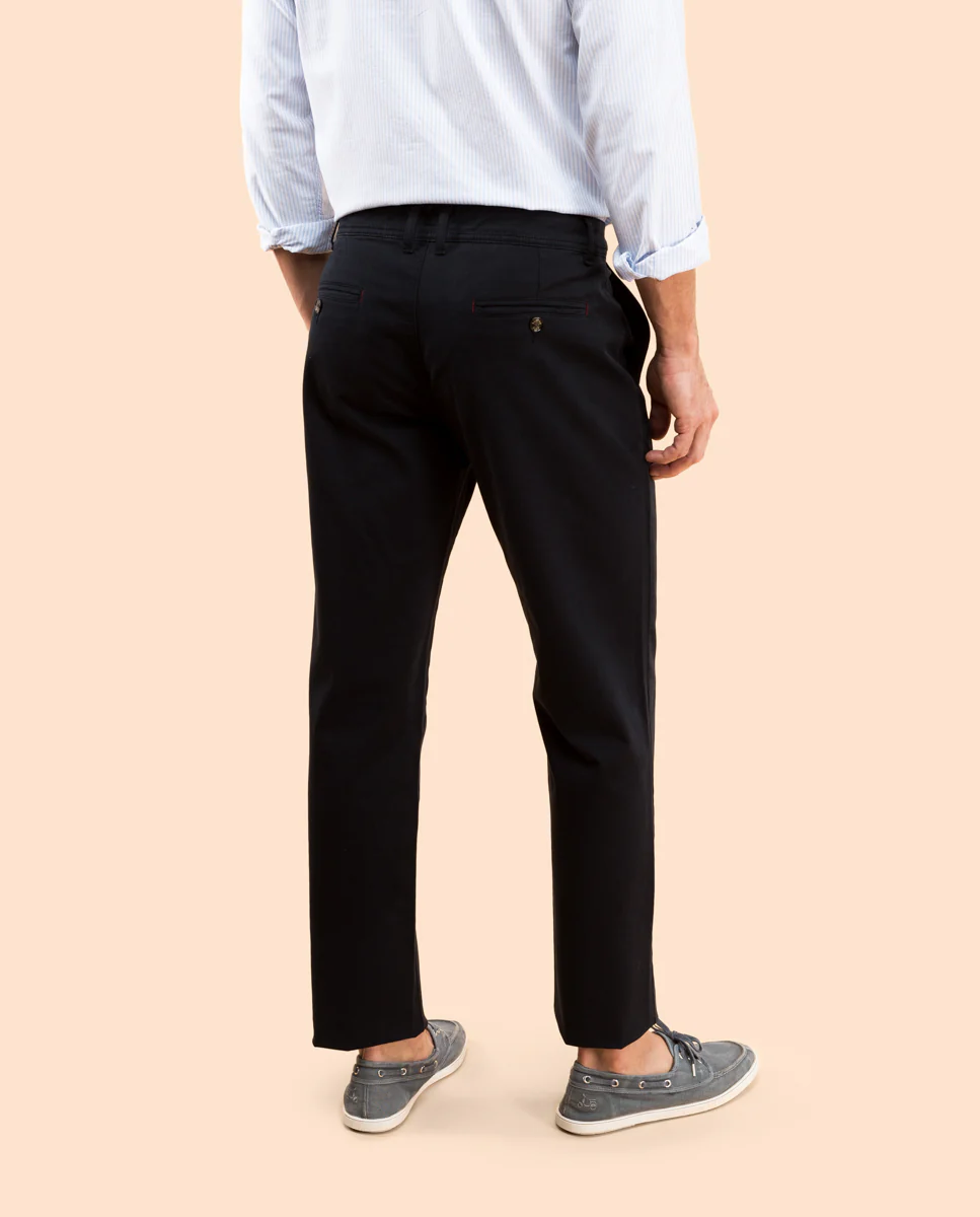 Pantalon chino regular eco marino - Image 2