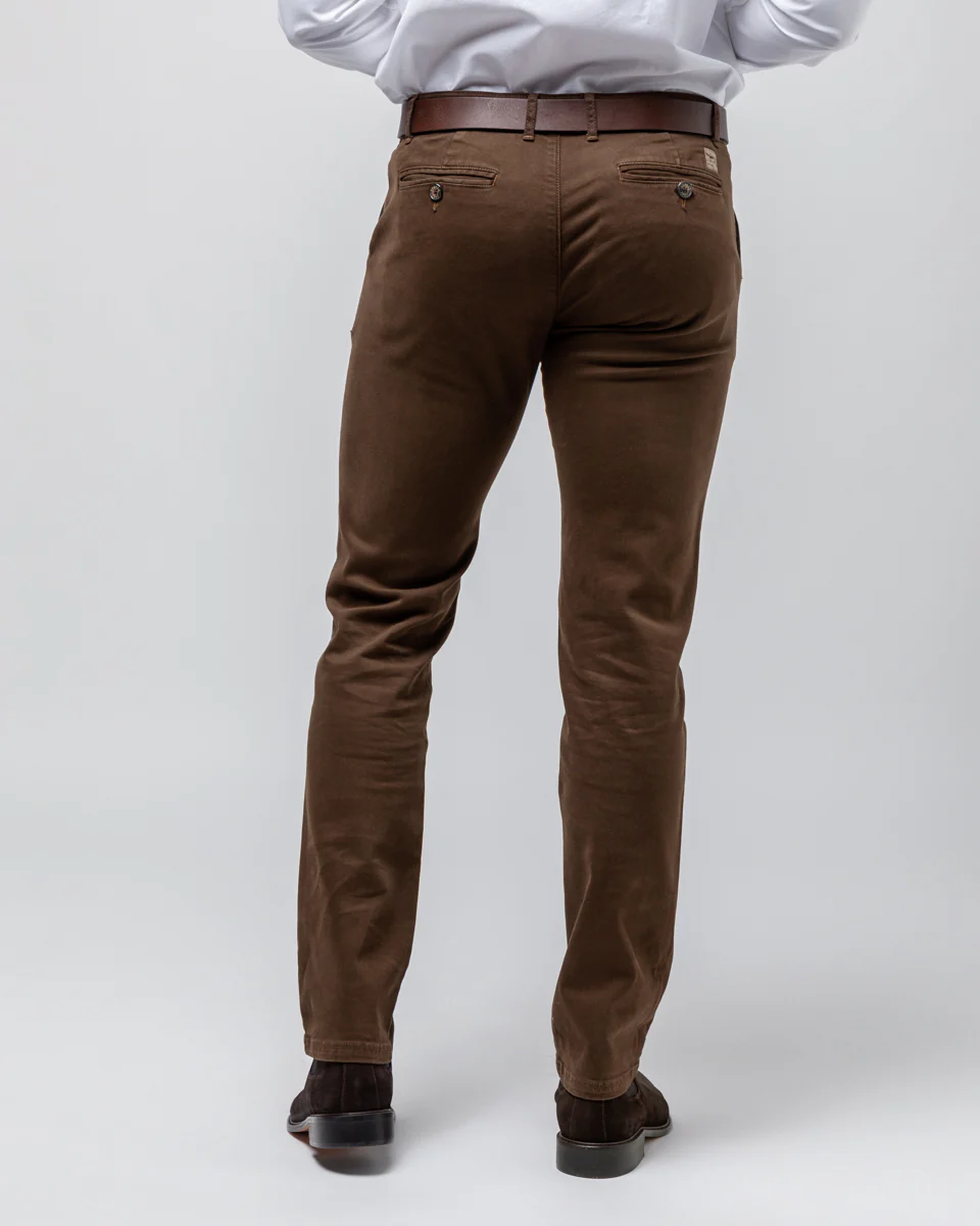 Pantalon chino slim fit marron - Image 3