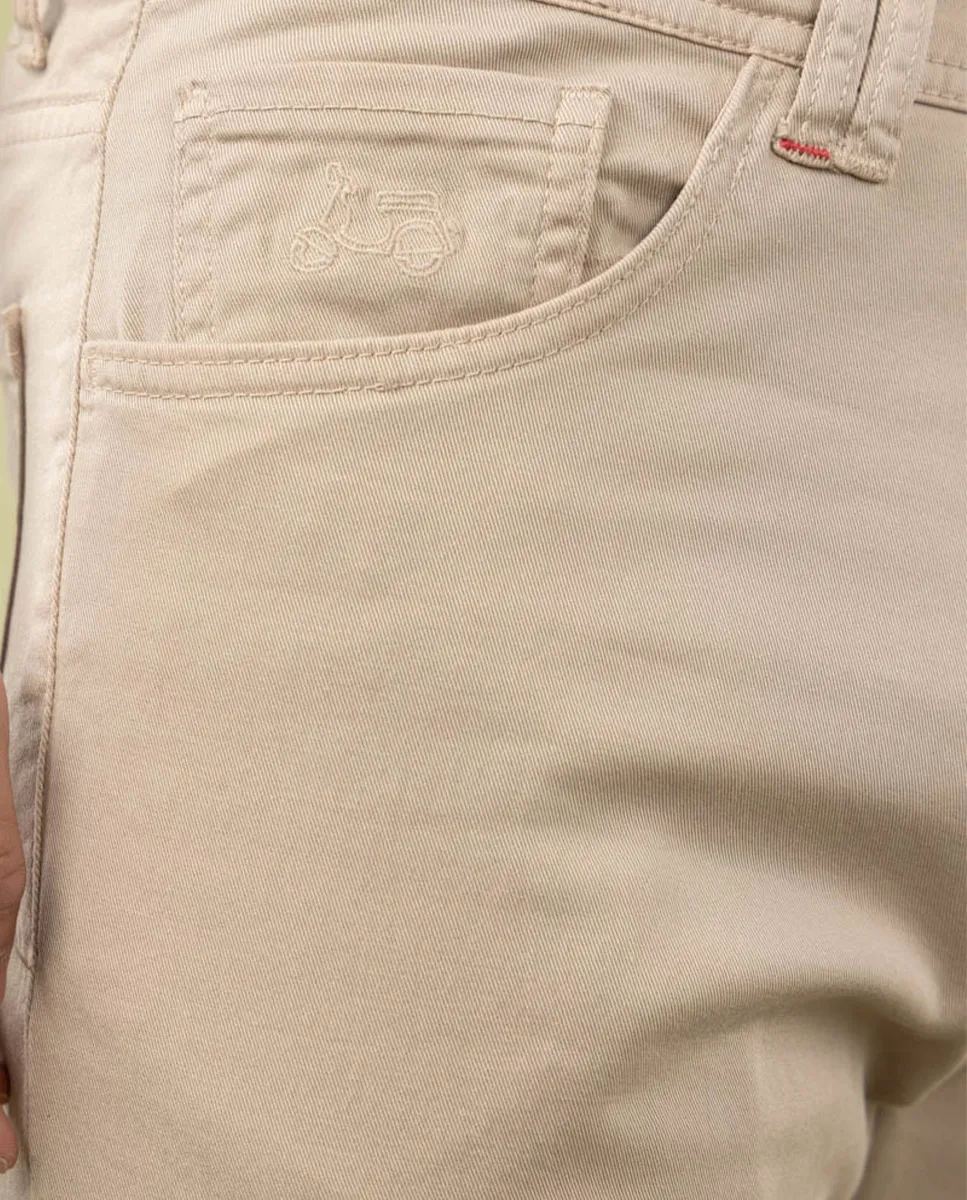 PANTALON COOPER 5 BOLSILLOS BEIGE - Image 4