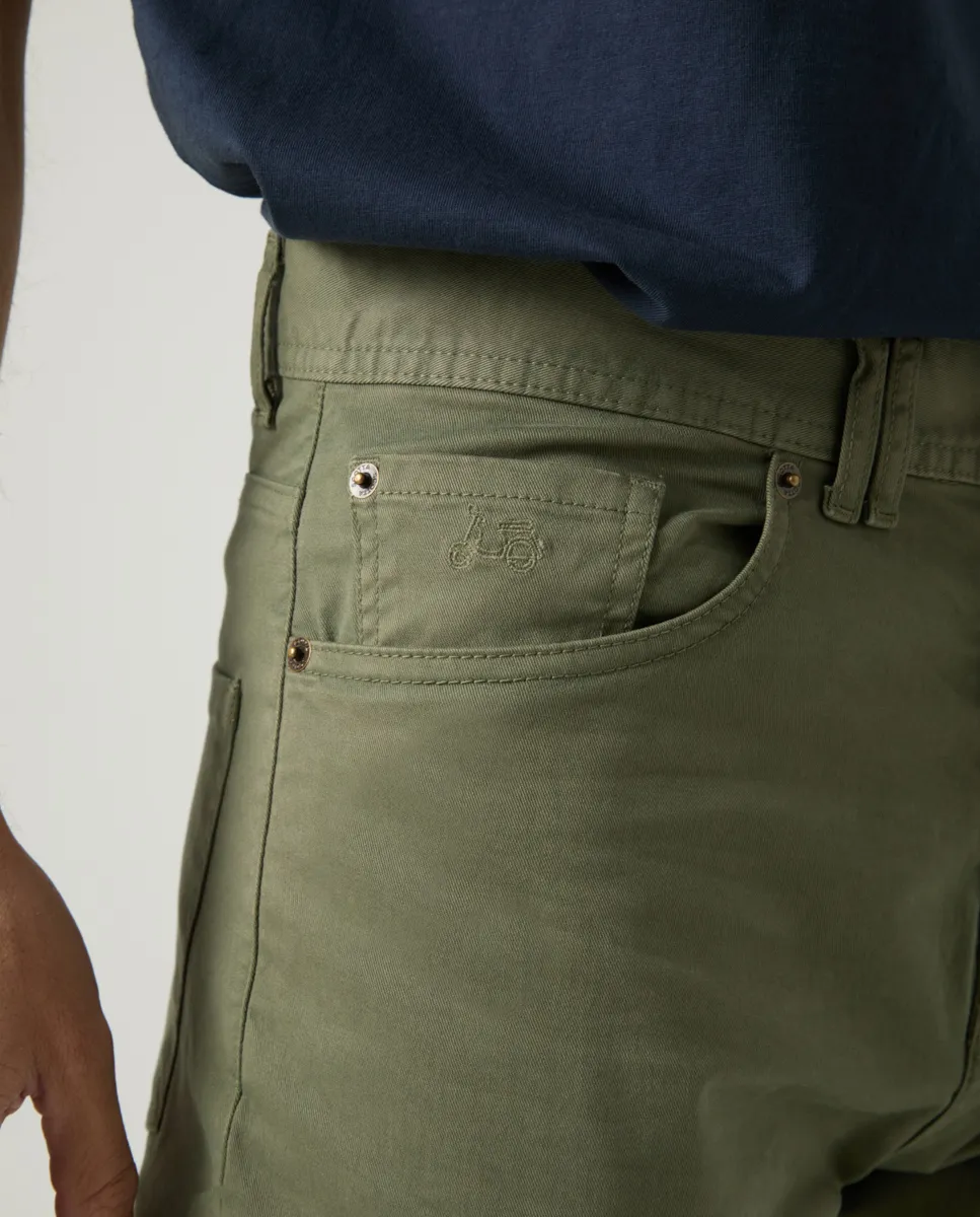 Pantalón cooper 5 bolsillos khaki - Image 6