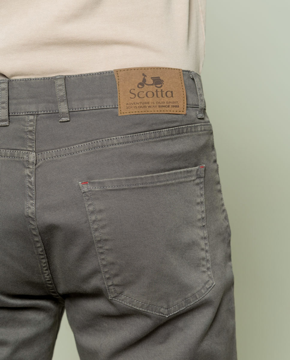 PANTALON COOPER 5 BOLSILLOS MARRON - Image 5