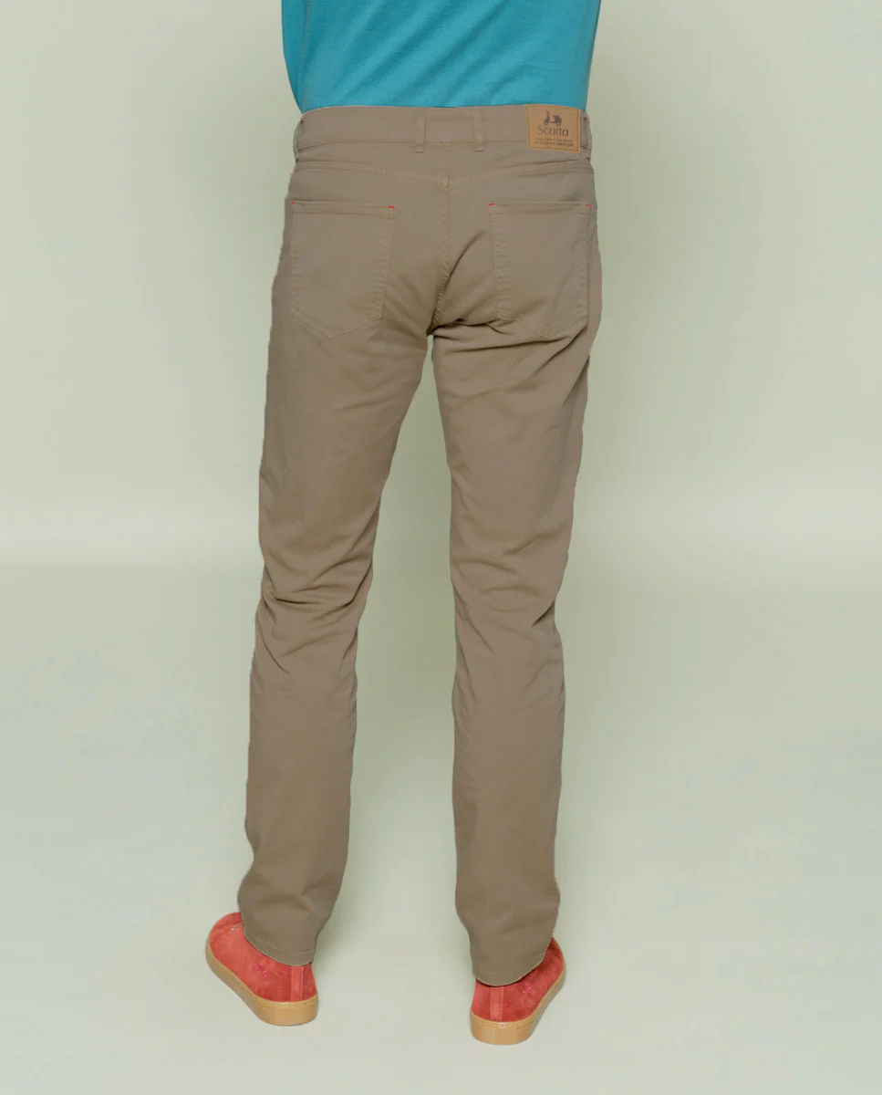Pantalon cooper 5 bolsillos topo - Image 2