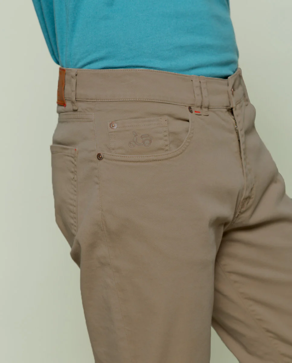 Pantalon cooper 5 bolsillos topo - Image 3