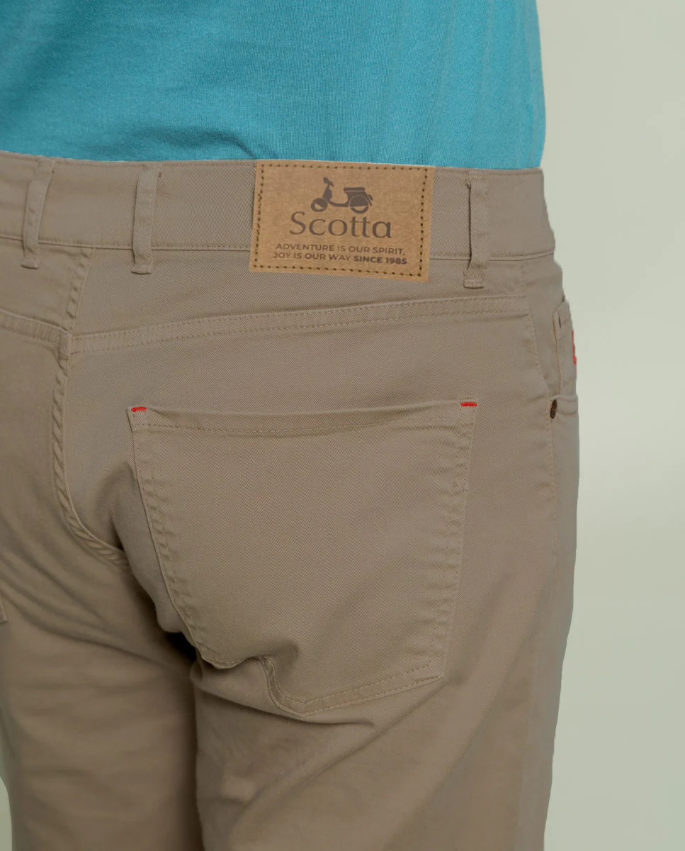 Pantalon cooper 5 bolsillos topo - Image 4