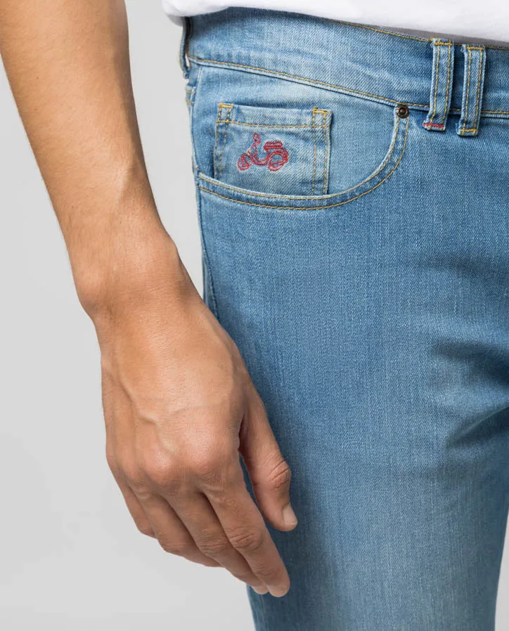 Pantalon denim claro - Image 3