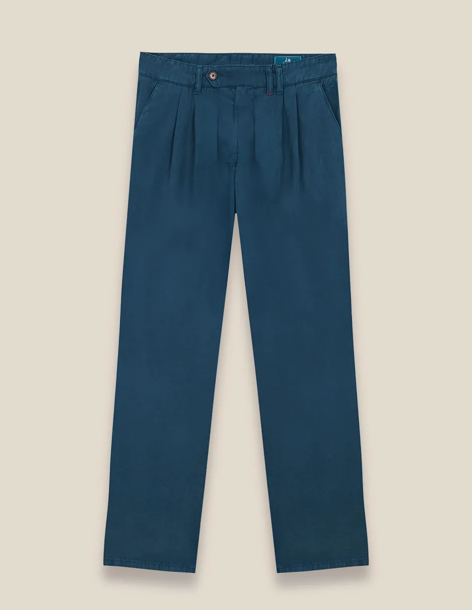 PANTALON DOBLE PINZA AZUL - Image 6