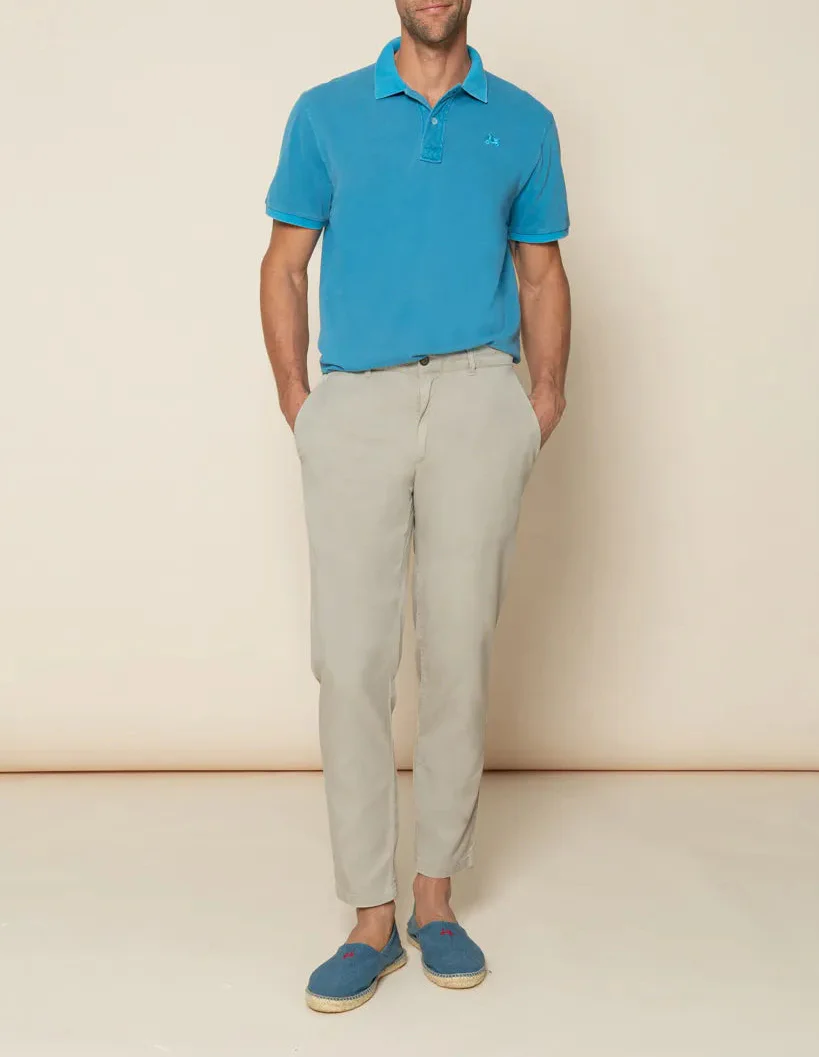 PANTALON JOGGING GARMENT DYED BEIGE - Image 6