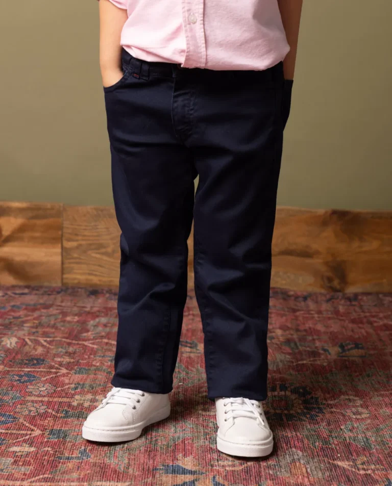 PANTALON NIÑO COOPER 5 BOLSILLOS MARINO - Image 3