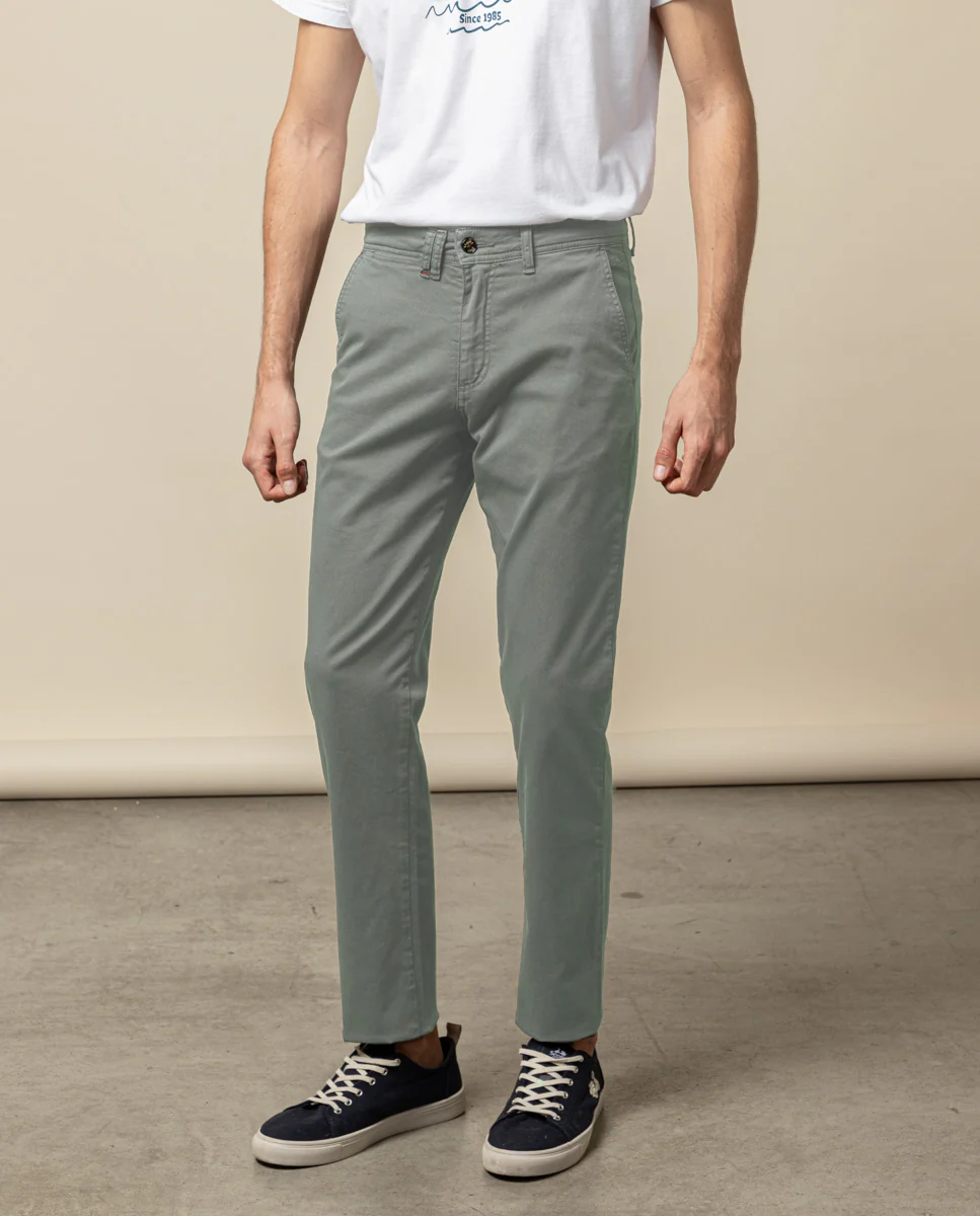 Pantalón steve chino gris antracita