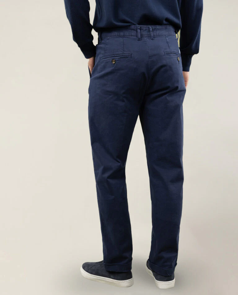 Pantalon steve chino regular pinza marino - Image 3