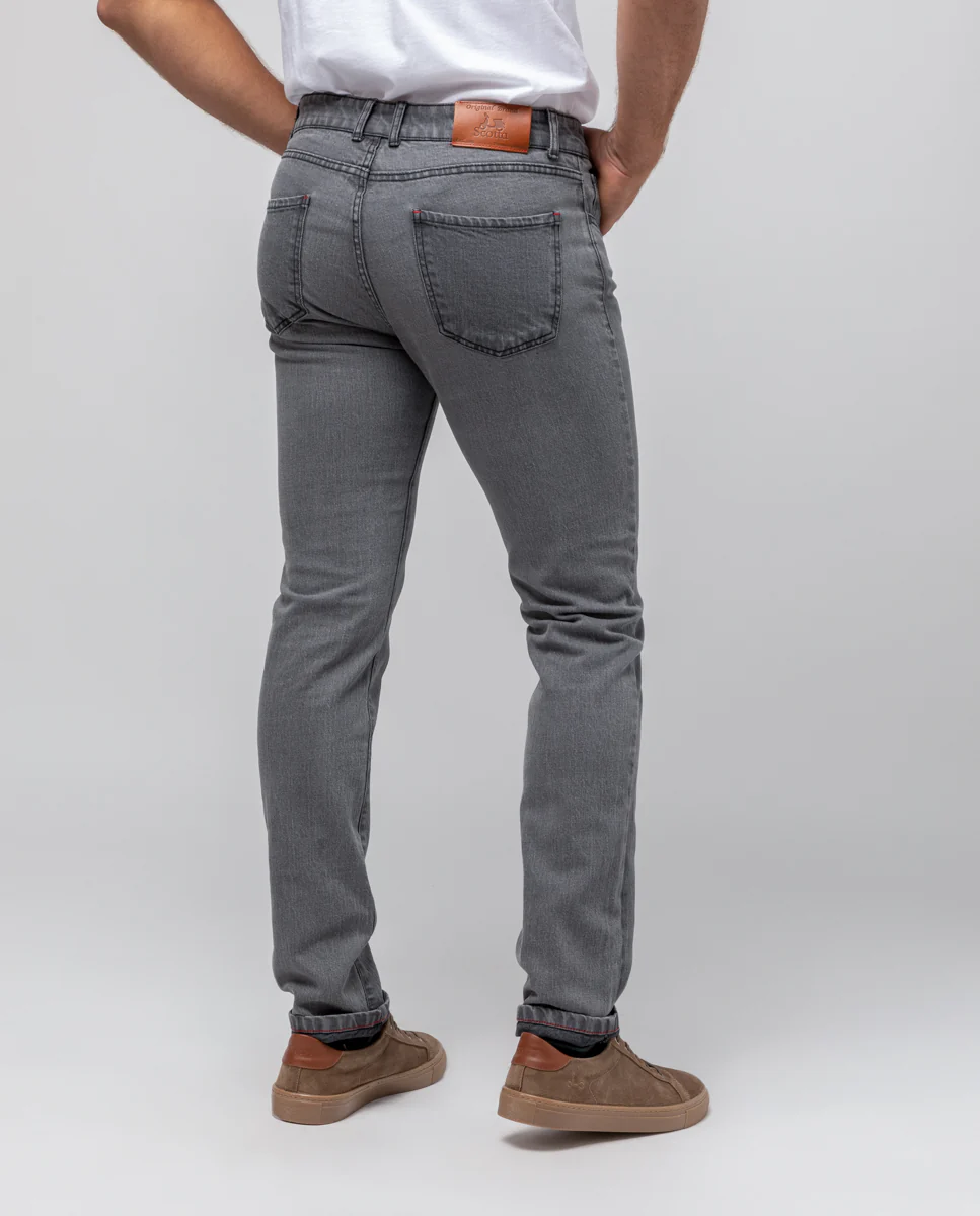 PANTALON VAQUERO GRIS - Image 3