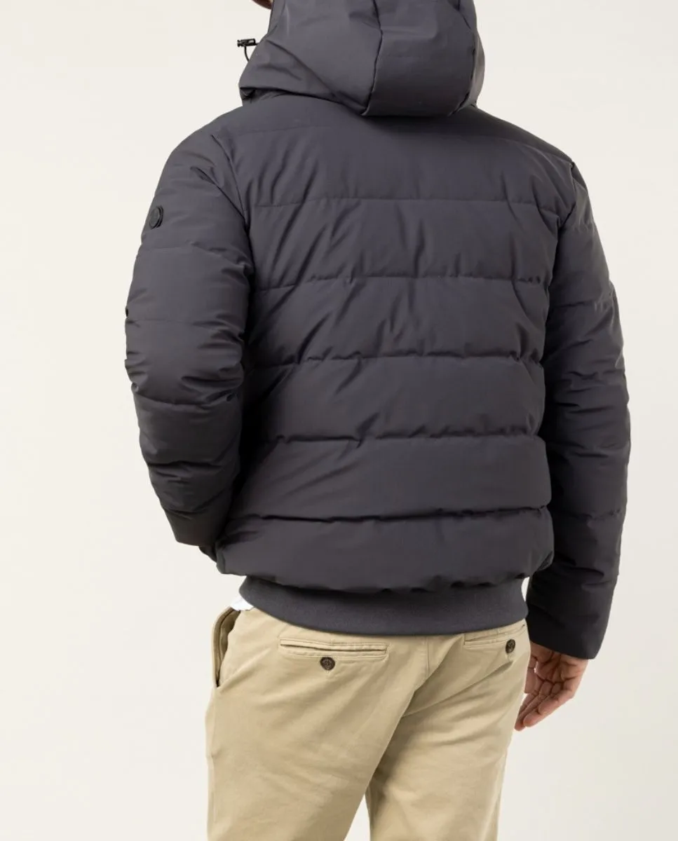 PARKA CORTA SPORT GRIS OSCURO - Image 3